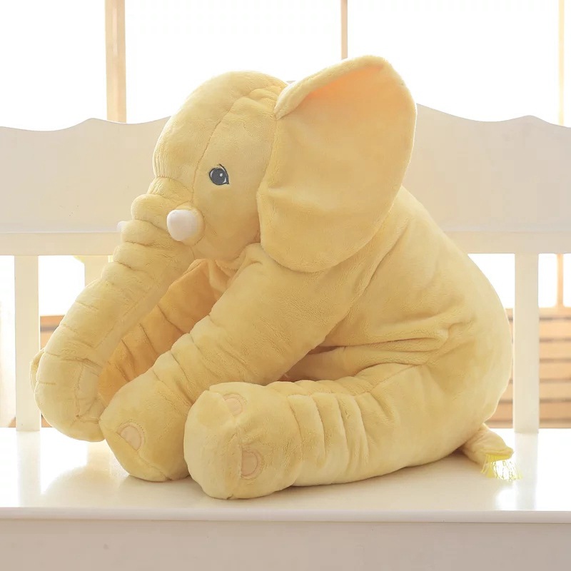 Idee Cadeau Co Coussin Peluche Geante Elephant Pour Bebe